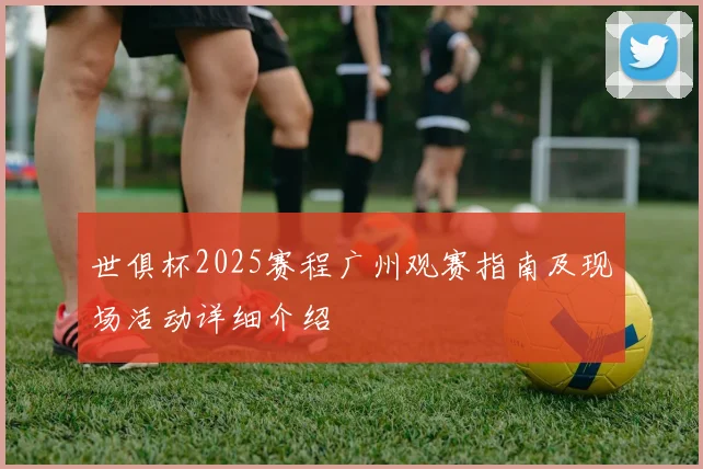 世俱杯2025赛程广州观赛指南及现场活动详细介绍